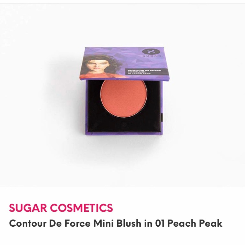 ❗️2 / $15 ❗️ Sugar Cosmetics Blush in Peach Peak
